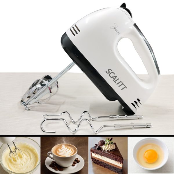 Scalitt 7 Speed Electric Egg Beater and Mixer for Cake Cream (Copy)